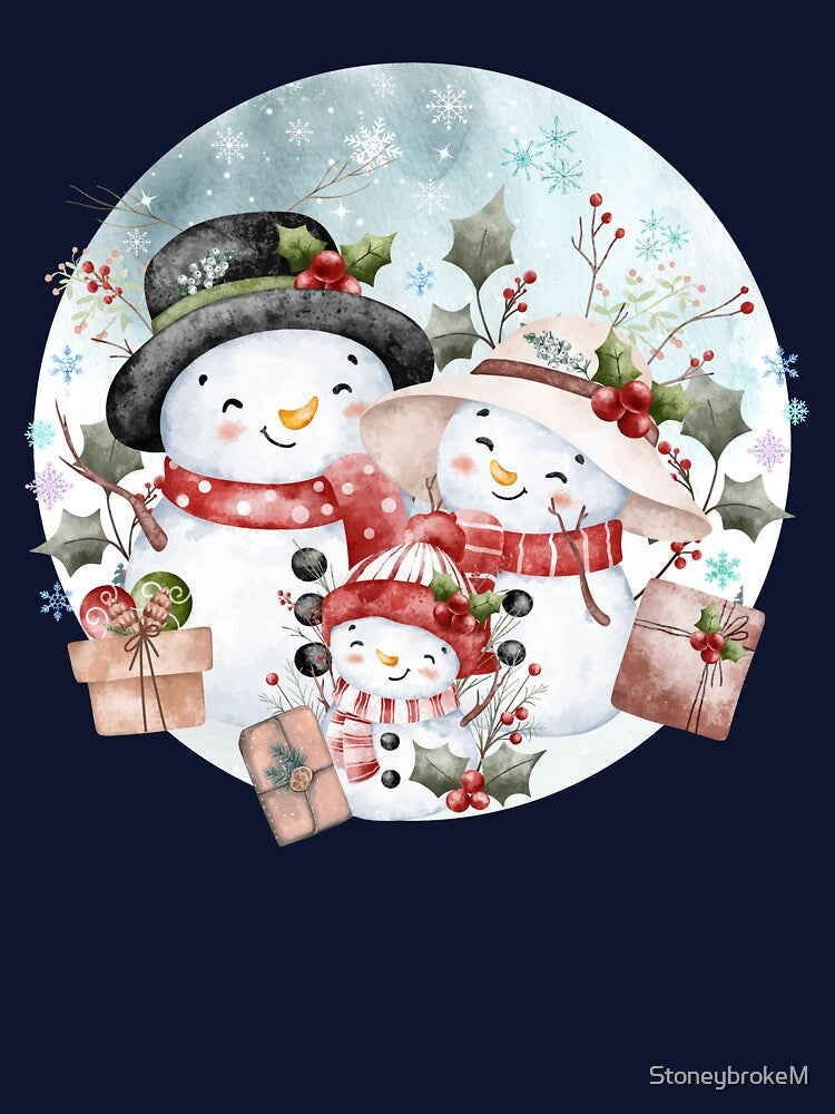 Family of three snowmen by StoneybrokeM