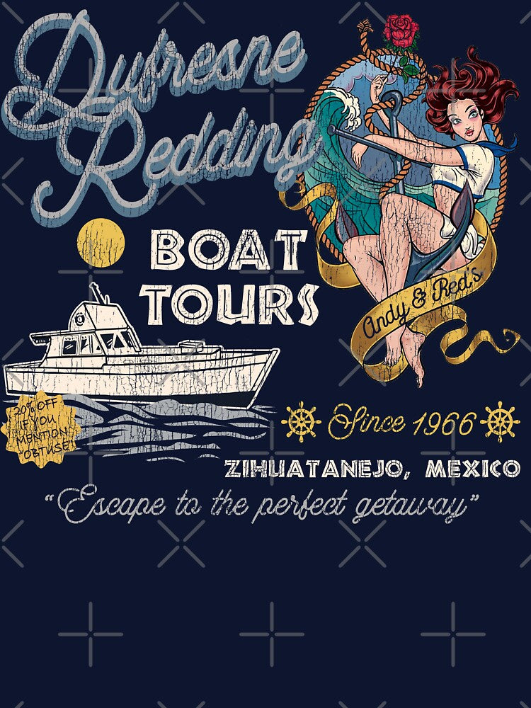 Dufresne Redding Boat Tours Tattoo Worn by Alema Art