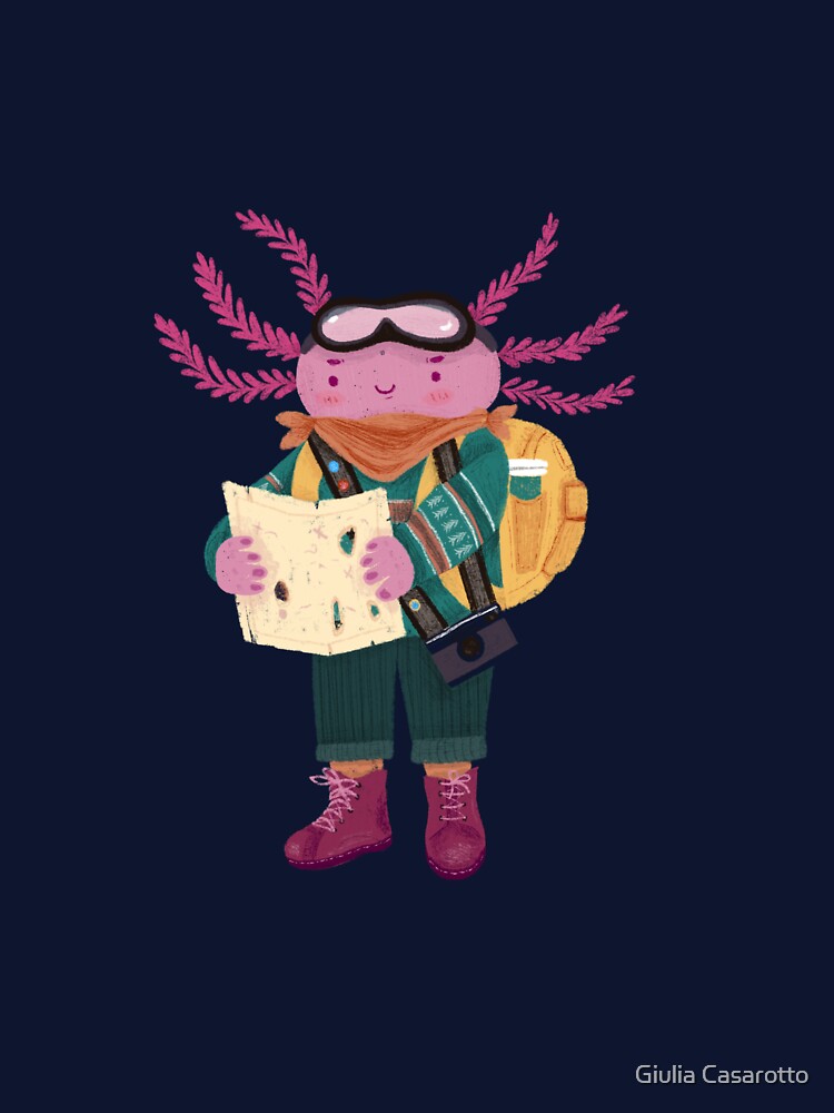 Lotty the axolotl by Giulia Casarotto