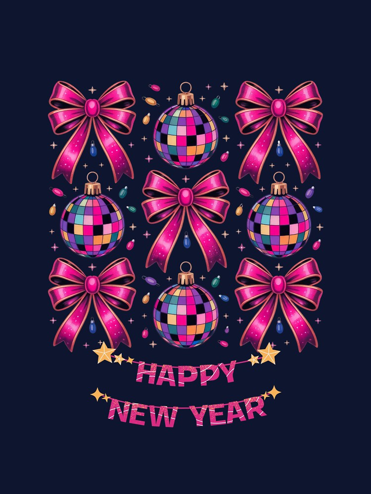 Happy new year and mirror balls by Palmtree94
