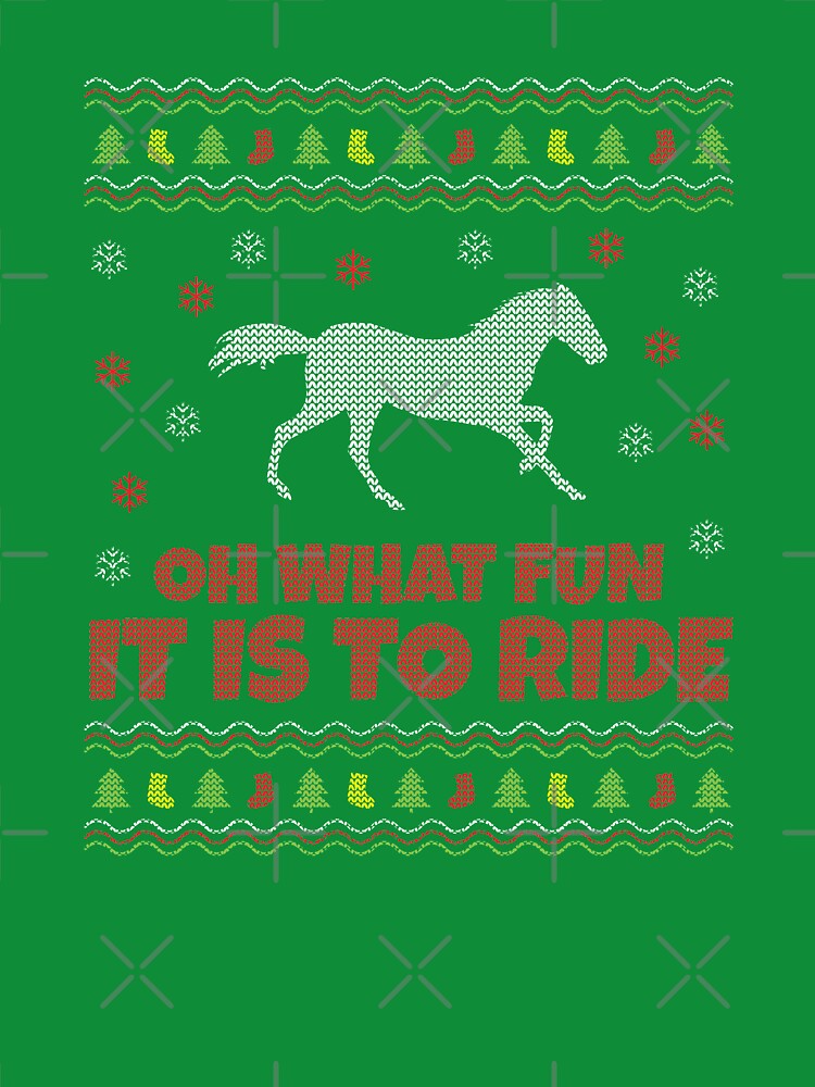 Horse Lover Equestrian Ugly Christmas design by EstelleStar