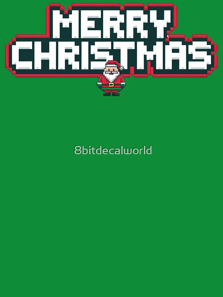 Pixelated Christmas Cheer! by 8bitdecalworld