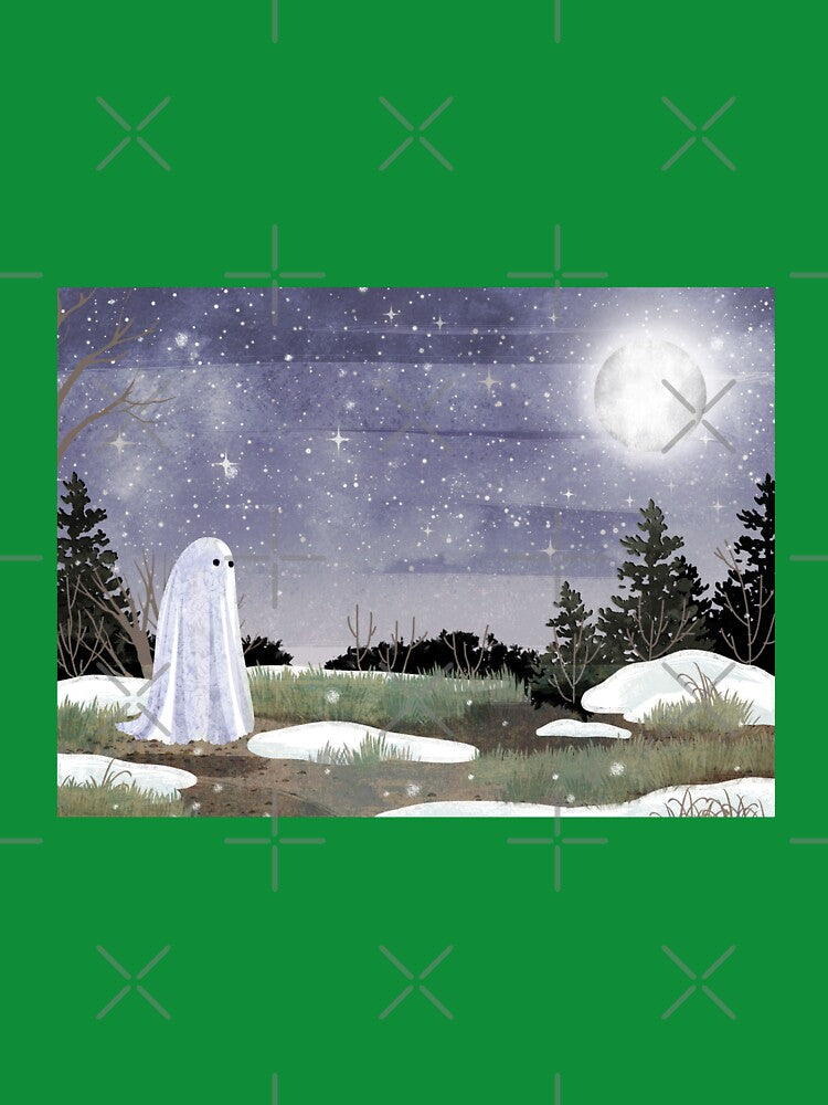 Ghosts Of The Moon - Snow Moon Landscape by katherineblower