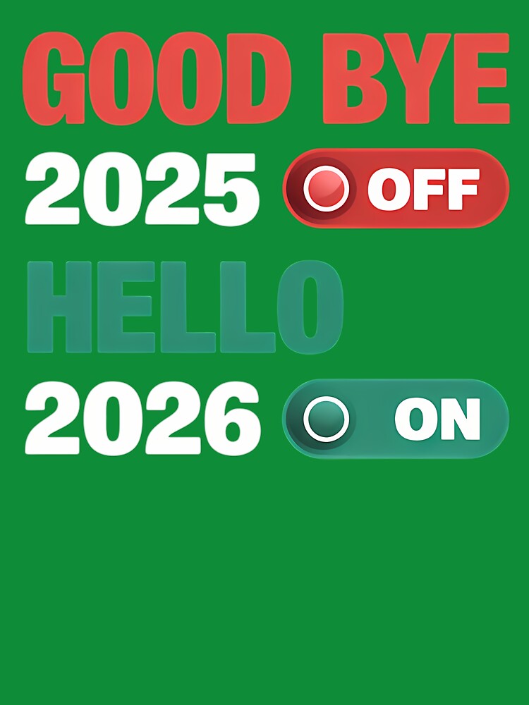 Goodbye 2025 Off Hello 2026 On 745 by MCCreative22