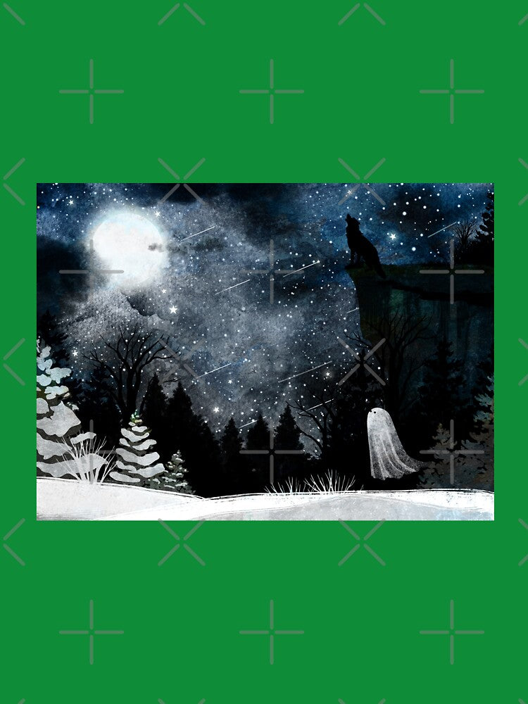 Ghosts Of The Moon - Wolf Moon Landscape by katherineblower