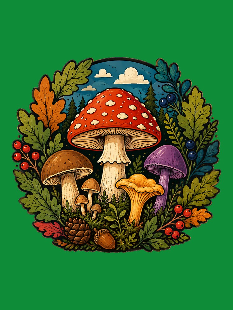 Enchanted Mushroom Forest by BIM-BEAR