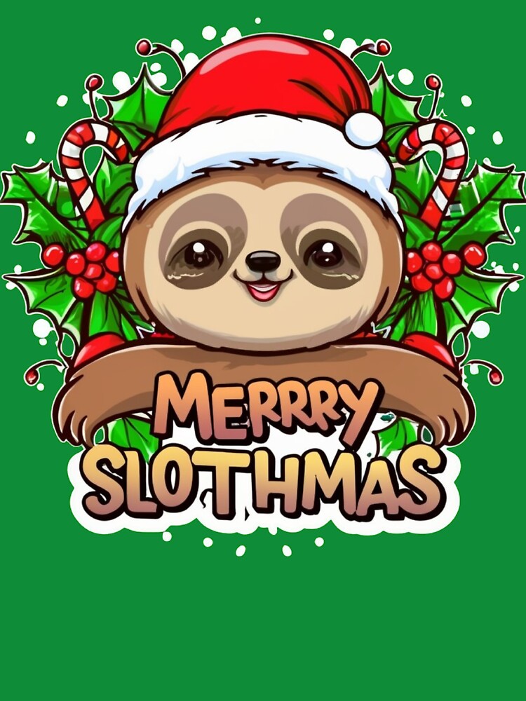 Merry Slothmas for Sloth Lovers by Laugh-Lines