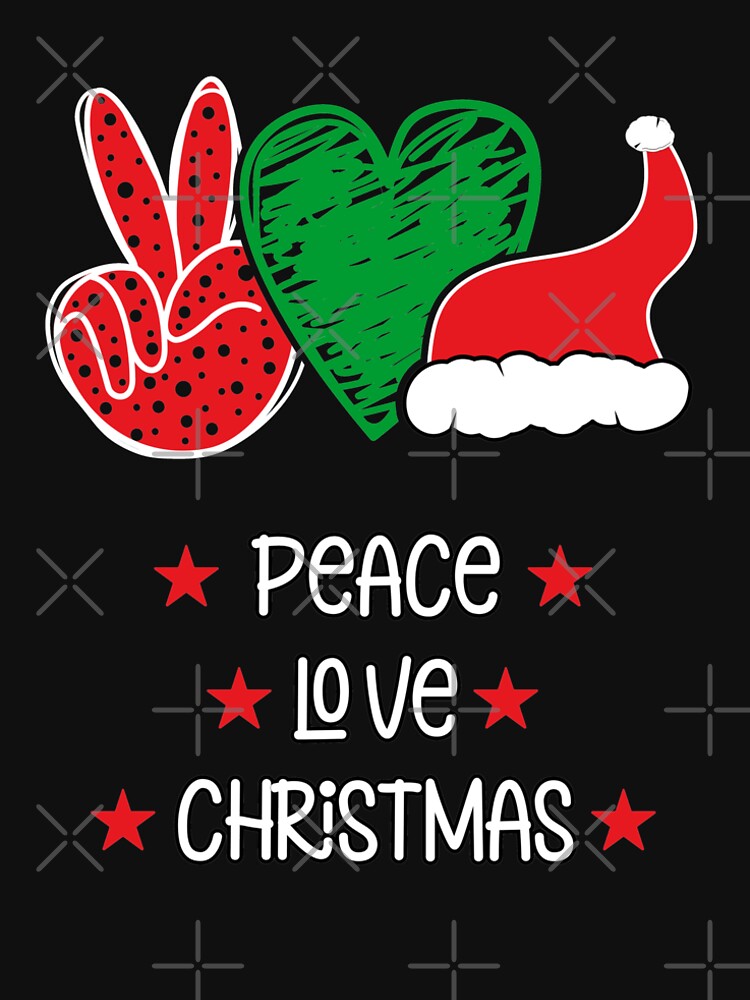 Peace and Love, Merry Christmas Quote by Sunnyhova
