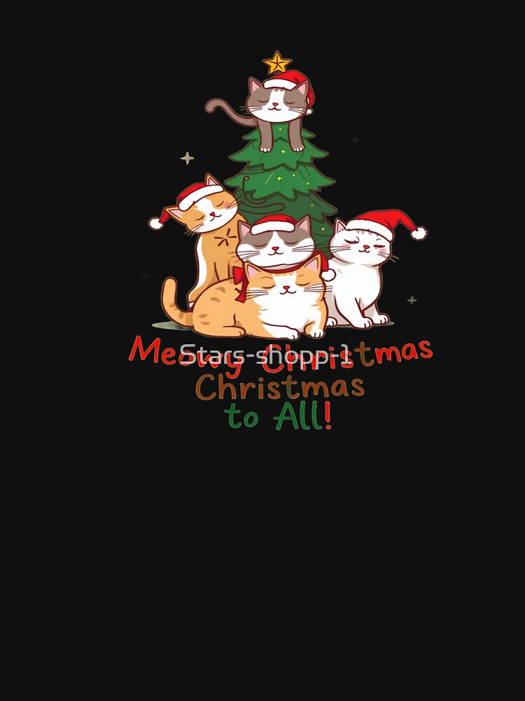 Meowy Christmas to All by SouadShopArt
