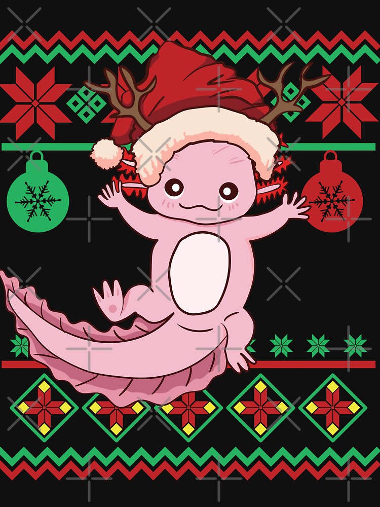 Xmas Axolotl Christmas Sweater merry christmas by PrinChic!