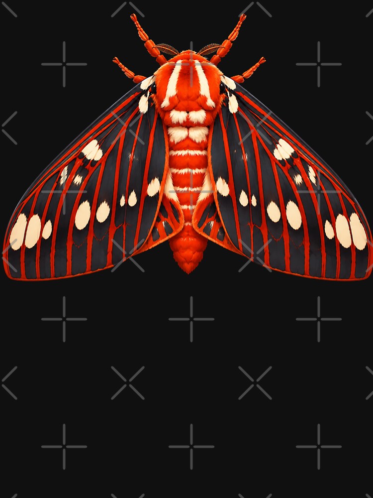 Regal Moth Citheronia regalis Cartoon Style by Harpagann