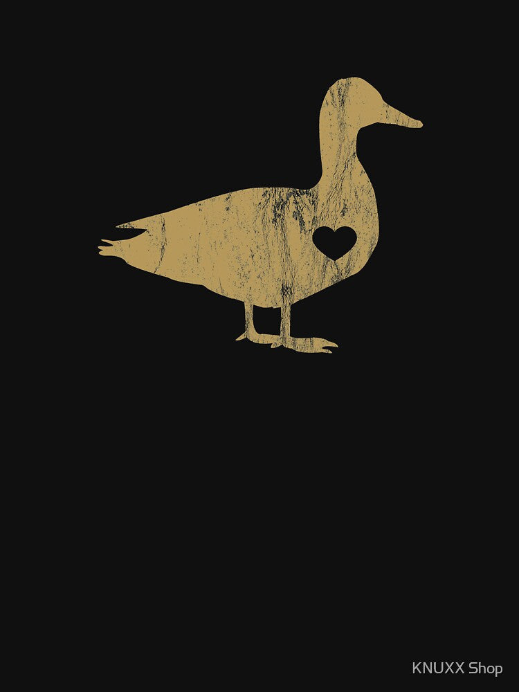 I Love Ducks Gold Fowl Waterfowl Hunter Quack by KNUXX Shop