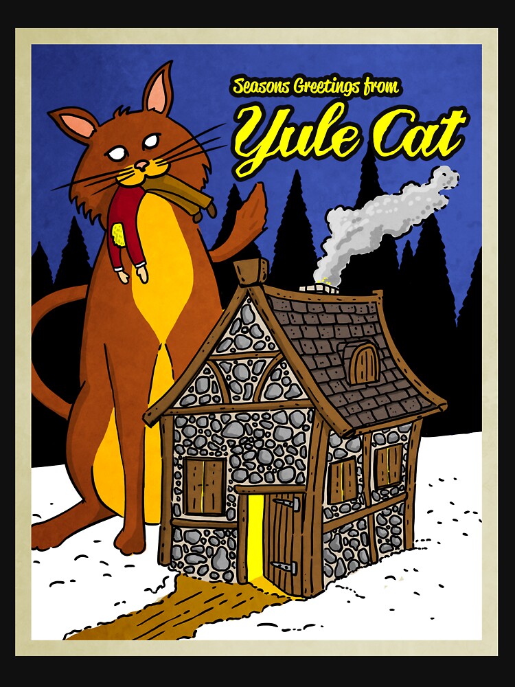 Yule Cat by mongreldesigns