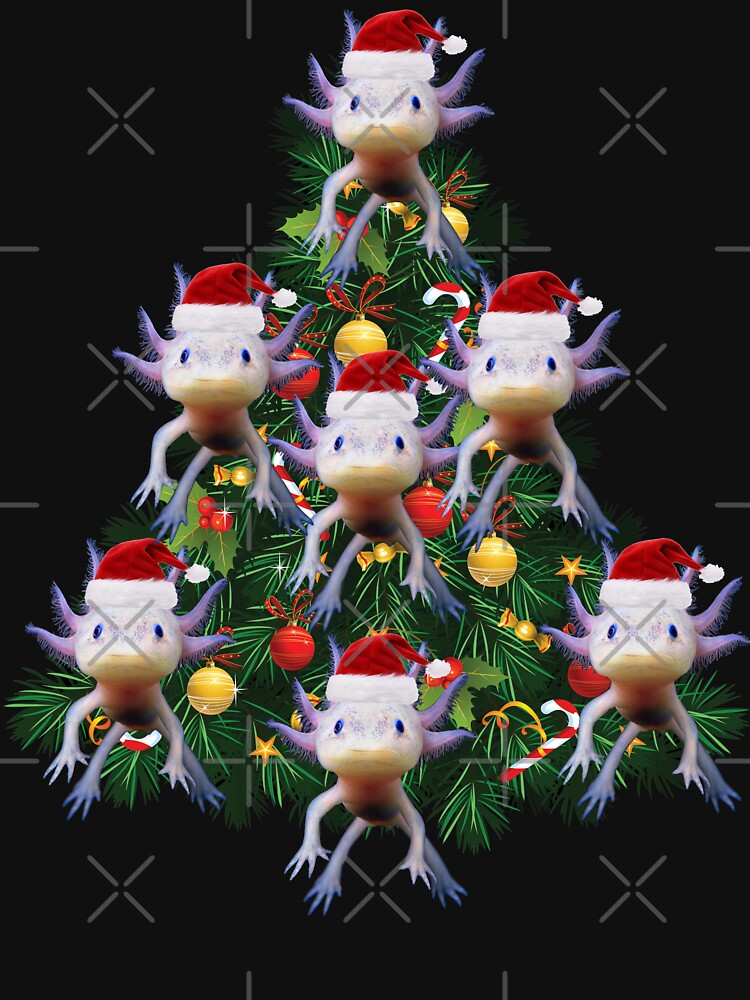 Axolotl Christmas Tree: Funny Christmas Gift for Axolotl Lovers by FamousShirts