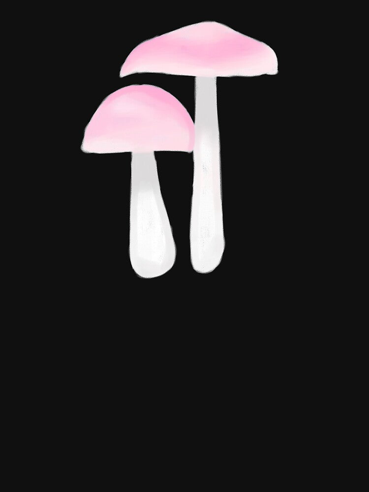 Pink Mushrooms by simplyraven