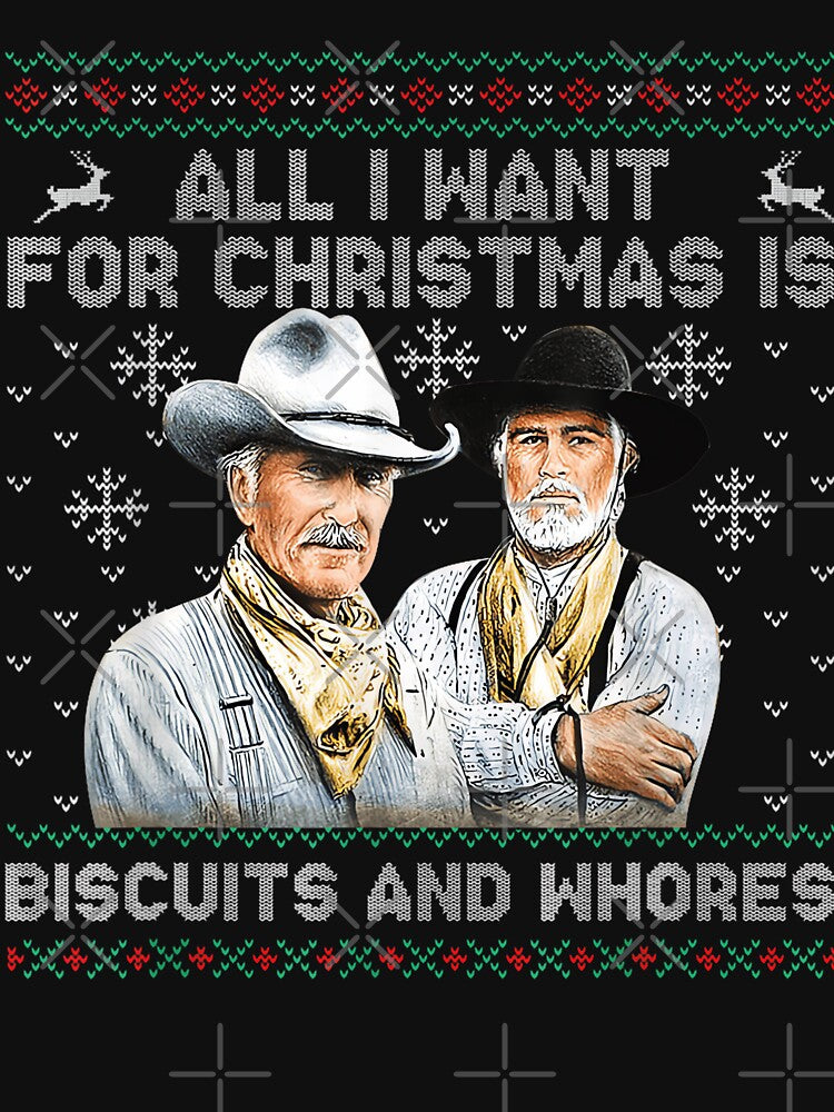 Western Cowboys Biscuits And Whores Christmas by Rescoploser