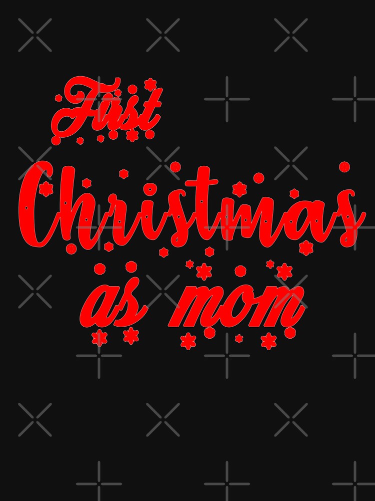 First Christmas as mom, christmas couple pajamas by Feline Rockstars