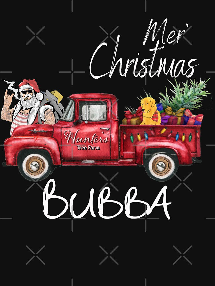 Merry Christmas Country  Style Truck Santa by Tannumoni