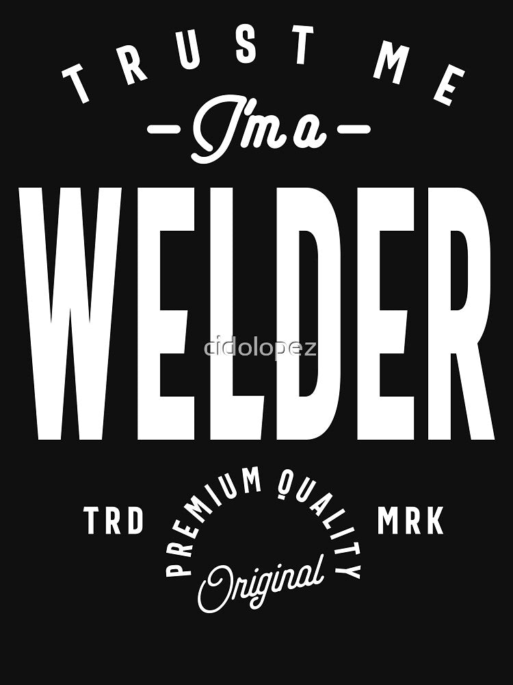 Welder Job Title Gift by cidolopez