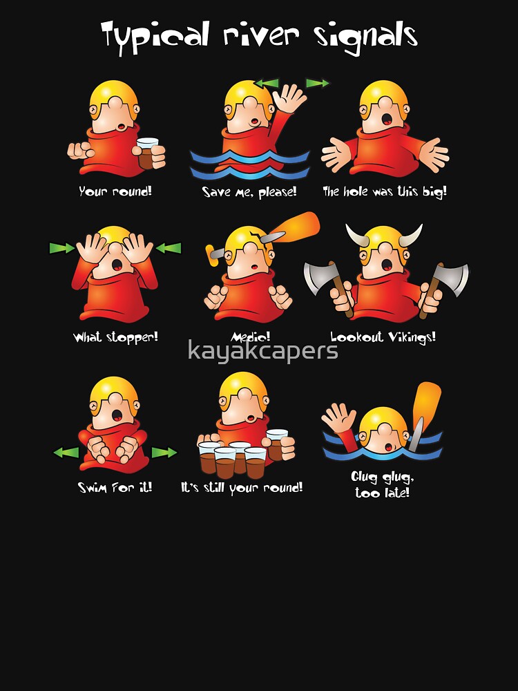 88. River Signals (colour for dark items) by kayakcapers