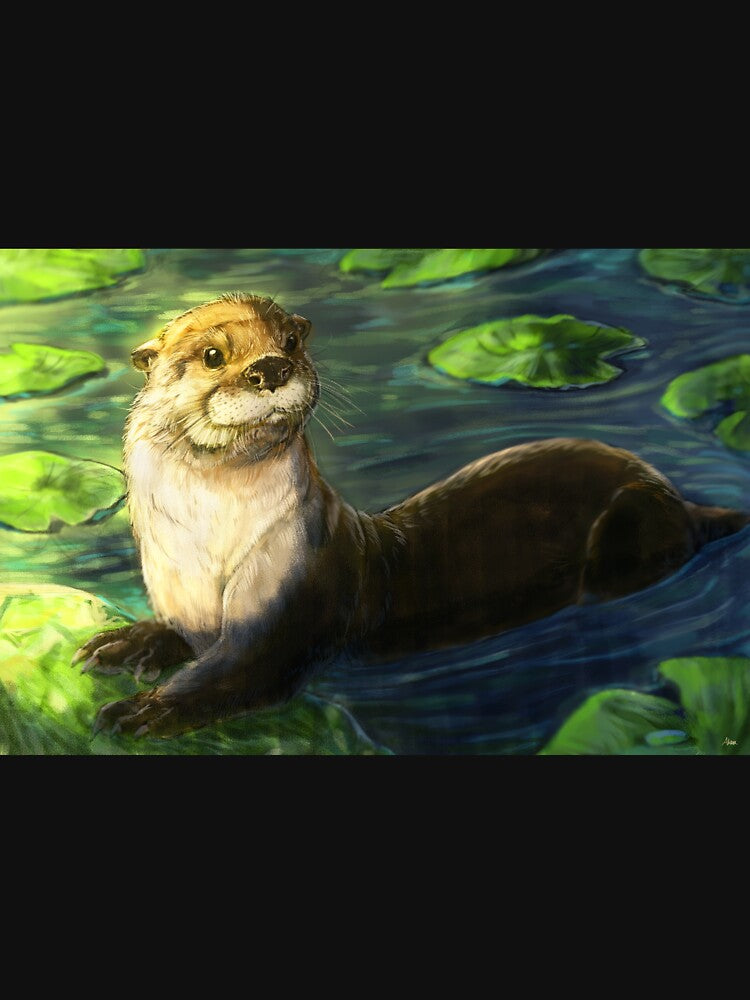Daisy the River Otter by alandodrawing