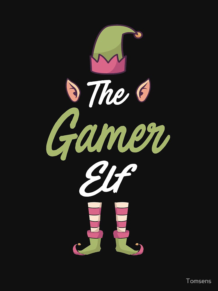 Gamer Elf Family Christmas Funny Gift Pajamas by Tomsens