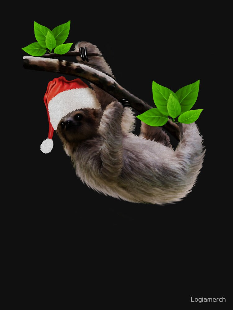 Funny Sloth Xmas, Christmas, Love Sloths by Logiamerch