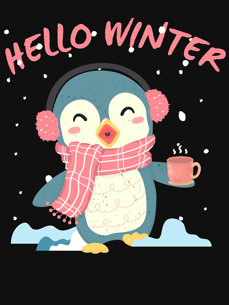 Hello Winter Penguin by Melin-aRT