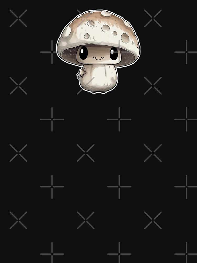 Kawaii Mushroom | Cute, Anime, Happy, Smiling, Aesthetic, Manga, Fungus, Fungi, Nature, Japanese, Cartoon, Love, Shroom, Toadstool, Goblincore by FantasySoul