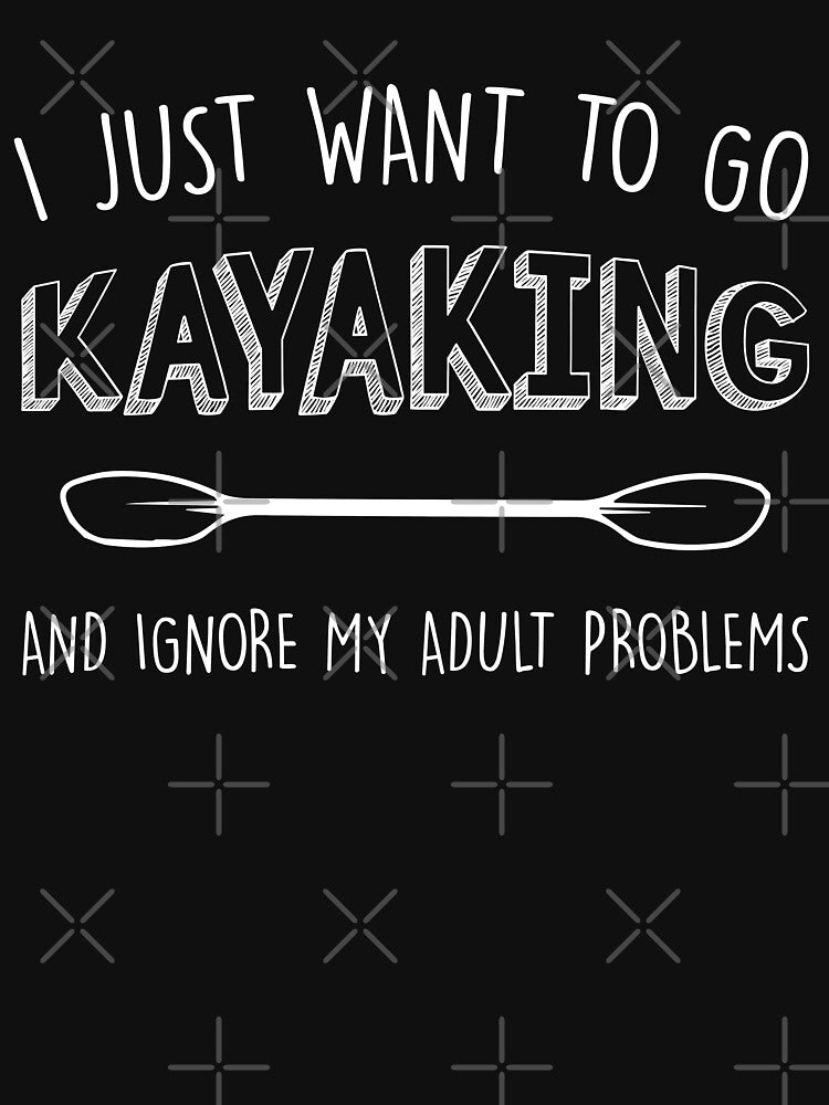 Kayaking Shirt, Kayak Lover Gift by BibiTeeDesign