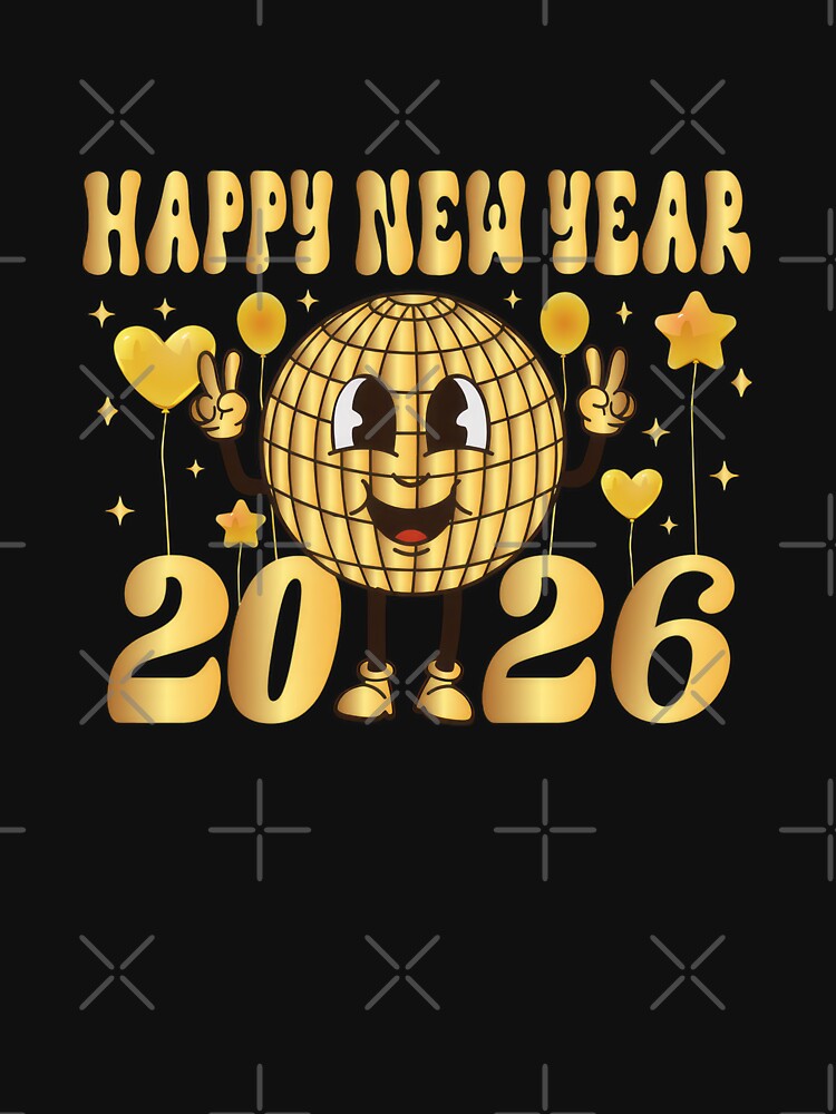 Disco Ball Happy New Year 2026 by sandrahofer-art