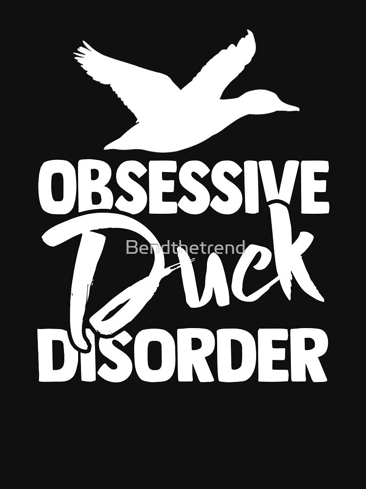Obsessive Duck Disorder Funny Water Ducklings by Bendthetrend