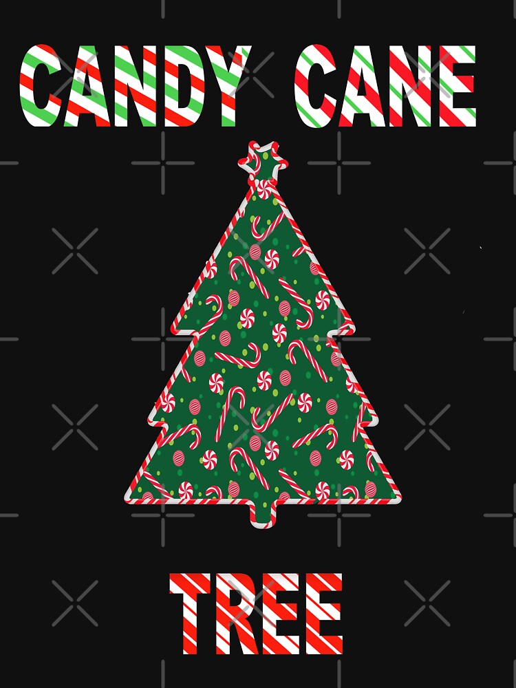 Candy cane Crew Tree  Funny Christmas Tree Pajama by MediTees