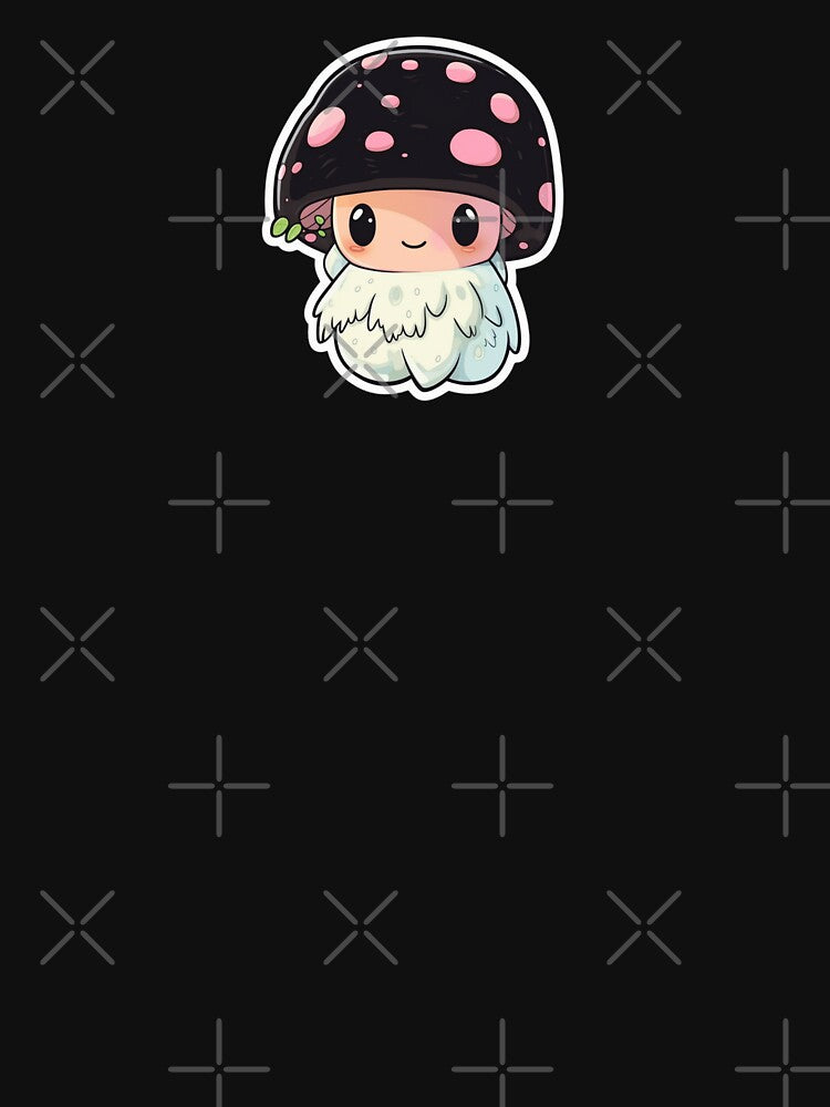 Kawaii Mushroom | Cute, Mystical, Anime, Happy, Manga, Aesthetic, Happy, Fungus, Fungi, Nature, Japanese, Cartoon, Love, Shroom, Toadstool, Goblincore by FantasySoul