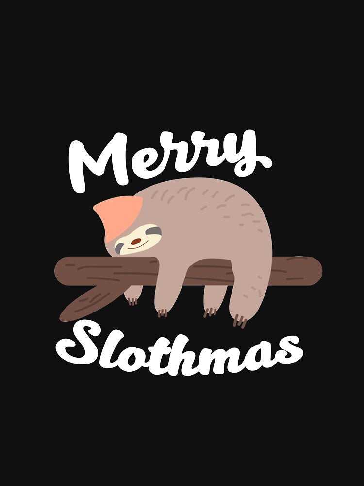 Funny Sloth Christmas by Mesyo