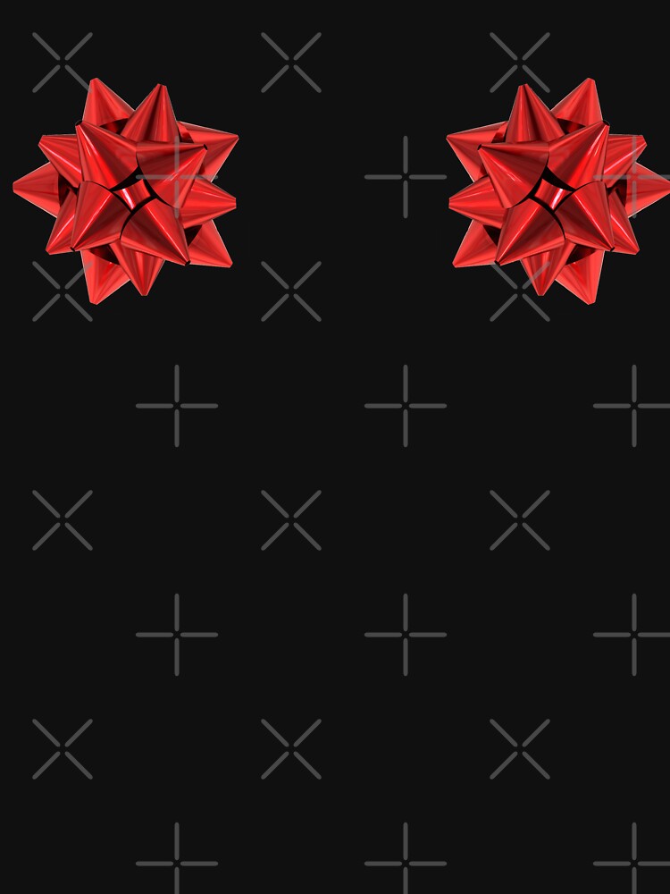 christmas red gift bows by Gossip Rag