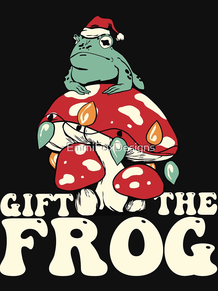 Gift the Frog - Goblincore & Frogcore Shirt by EmmiFoxDesigns