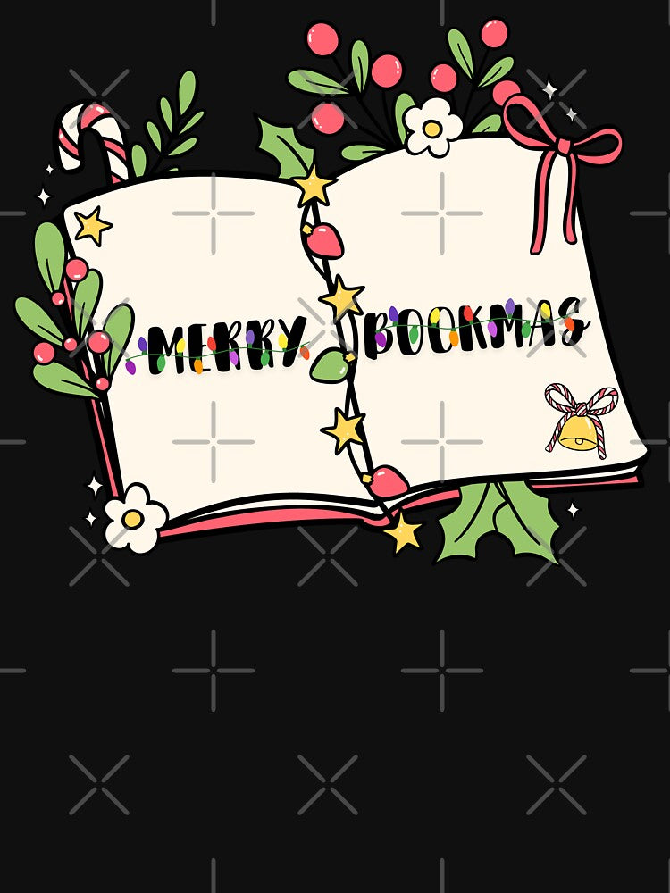 Merry Bookmas Christmas Library Tree - Reading Librarian by ZACK ART