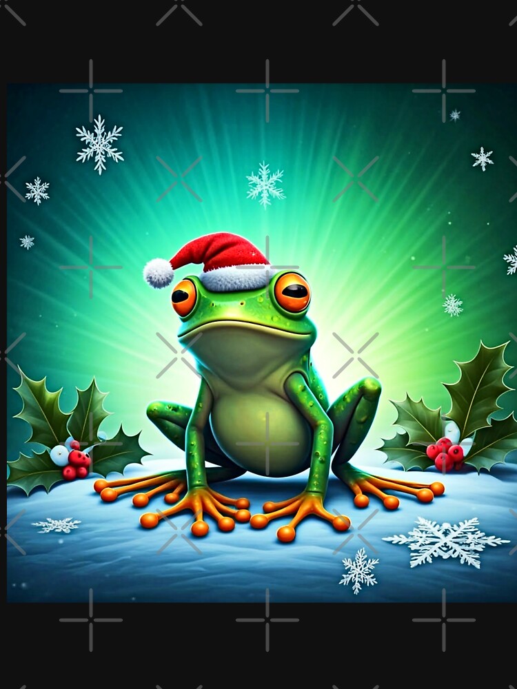 Santa Frog by RedSparkles Designs