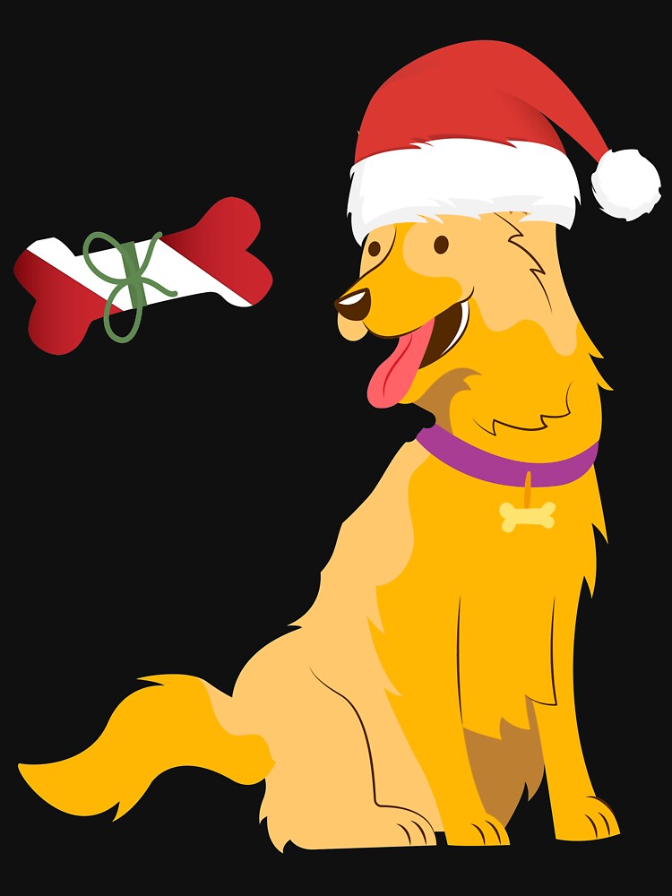 Cute Dog Received a Gift For Christmas Dog Present | Gift For Dog Lovers by SuperFashion