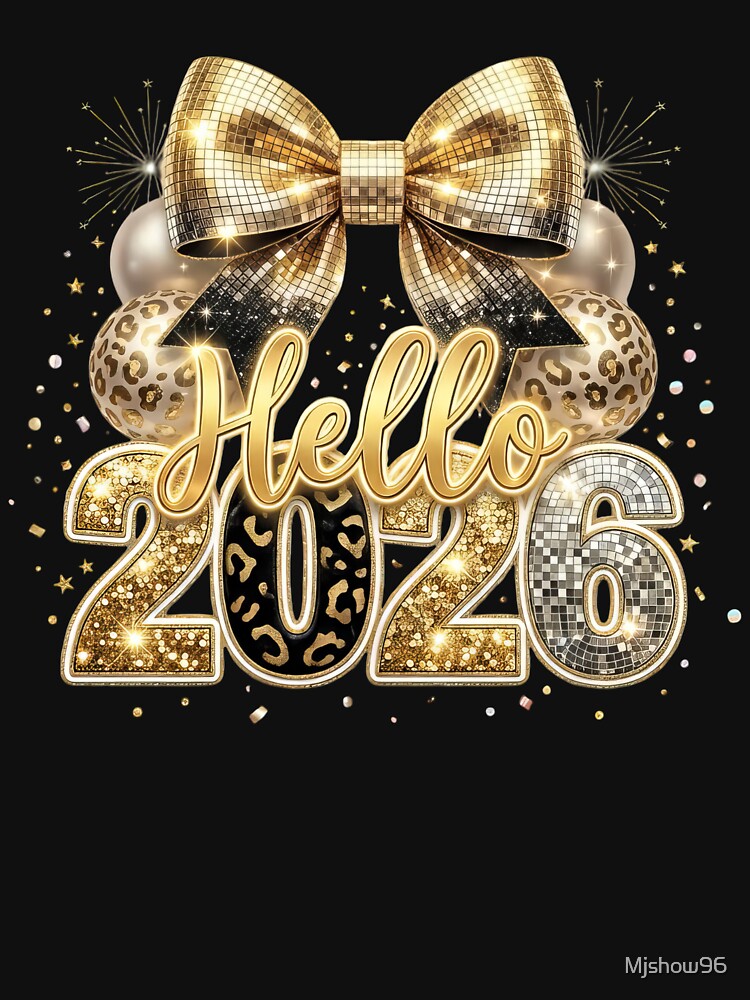 Hello 2026 – Glam New Year Disco Ball Design by Mjshow96