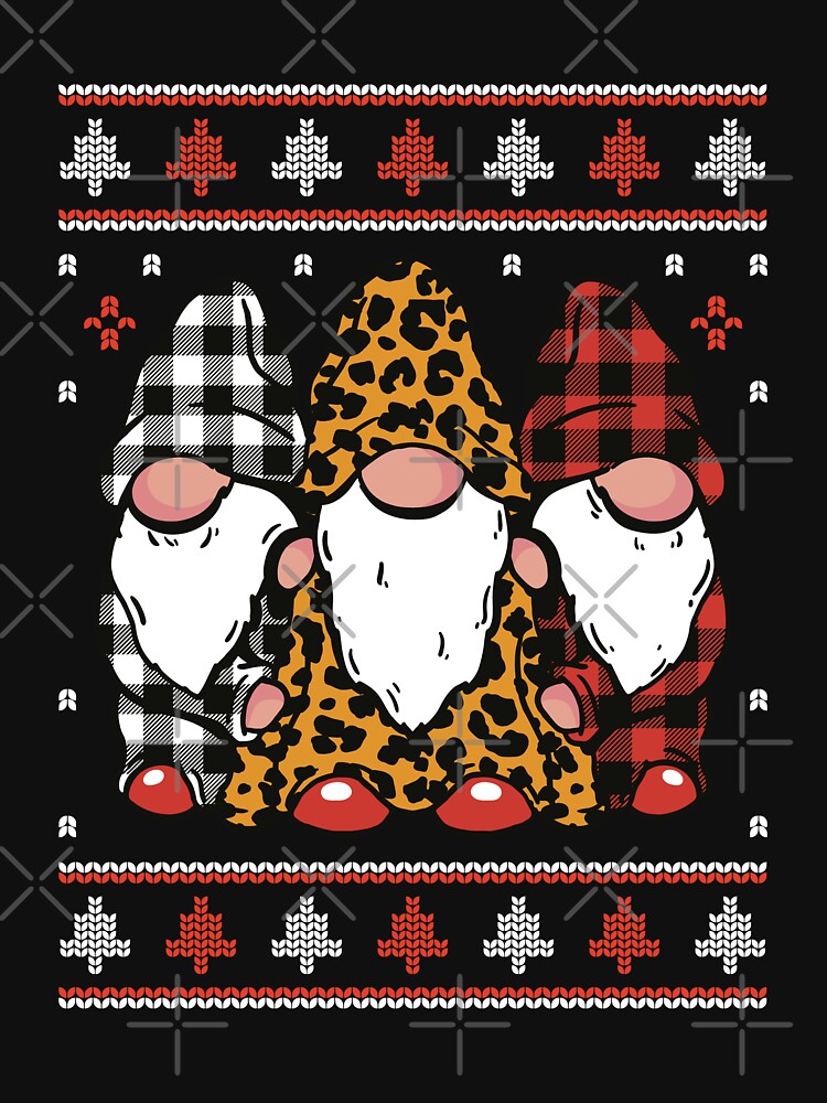 Gnome Ugly Christmas Sweater Matching Santa Xmas Holiday by DrawHandArt