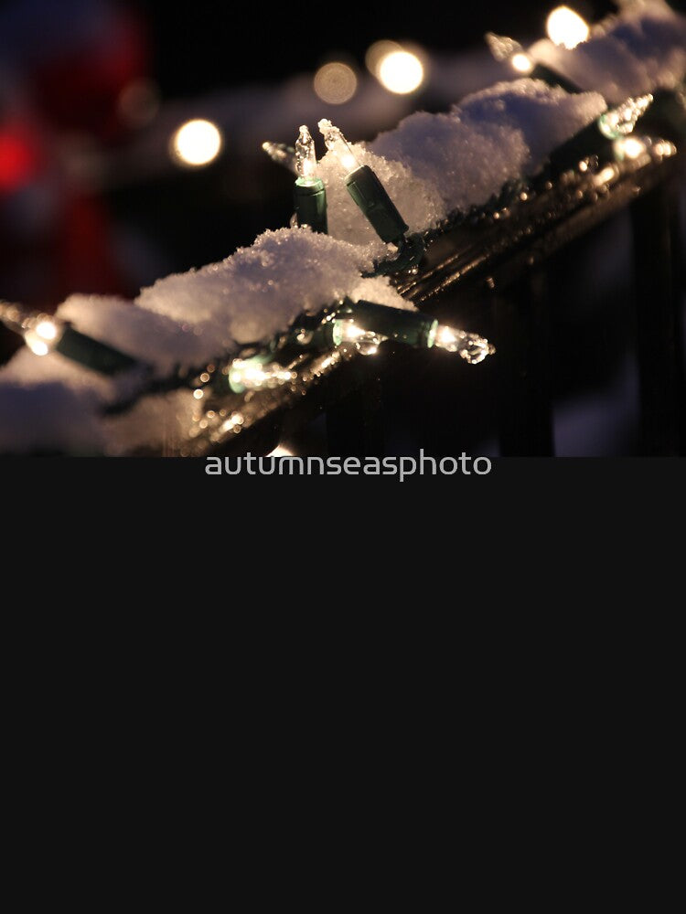 Christmas Lights and Snowy Nights by Autumn Seas Photography