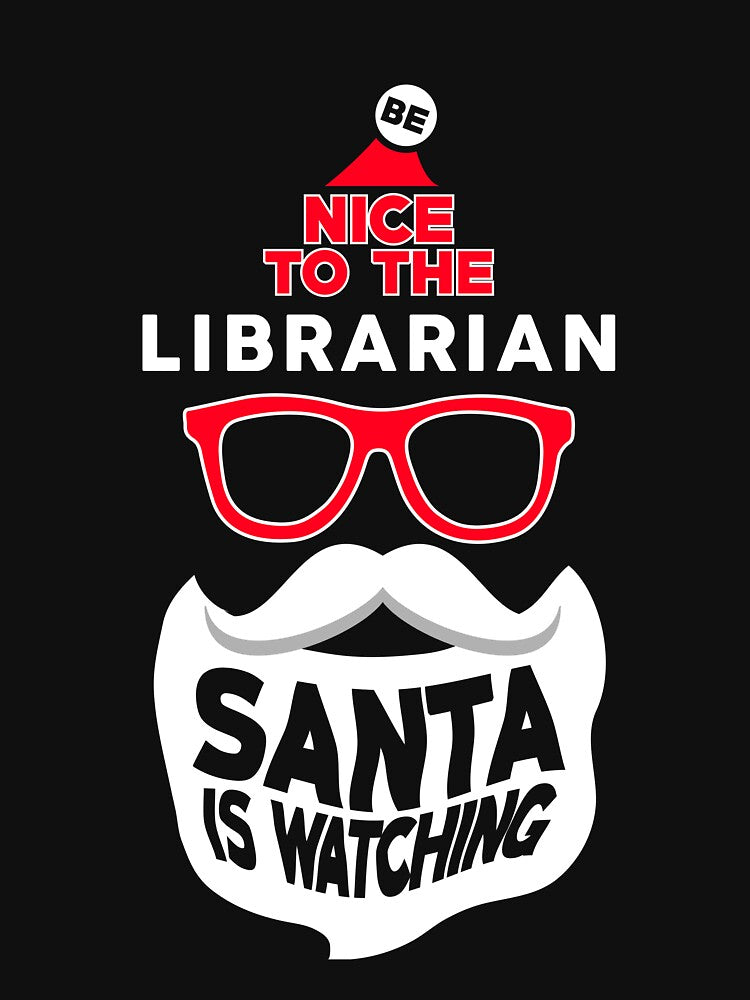 Librarian christmas funny shirt by drimel