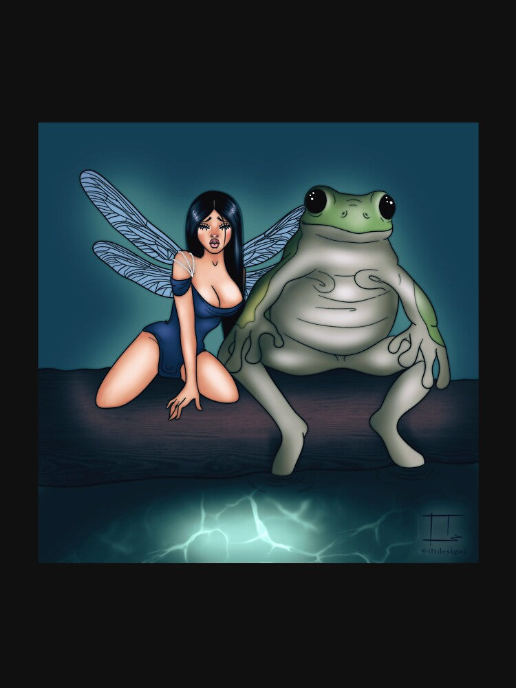 Moody Pond Fairy by ILTDeigns