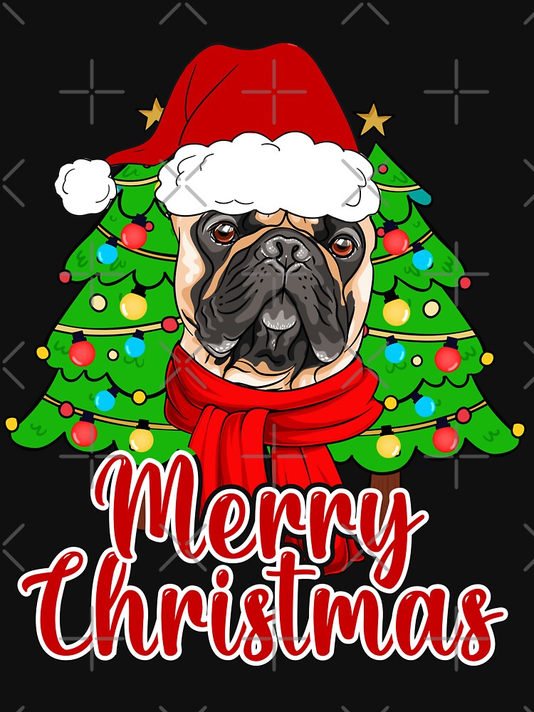 Happy Christmas dog with gifts from Santa by Bela Ambrus