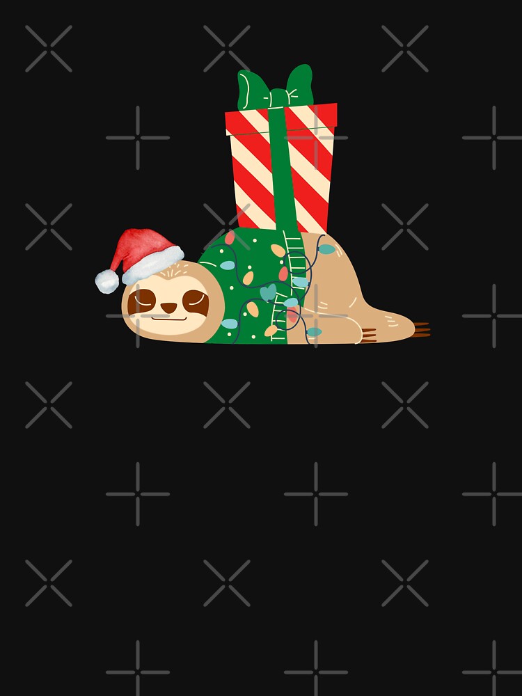 Sloth Christmas gift by PatternDesign91