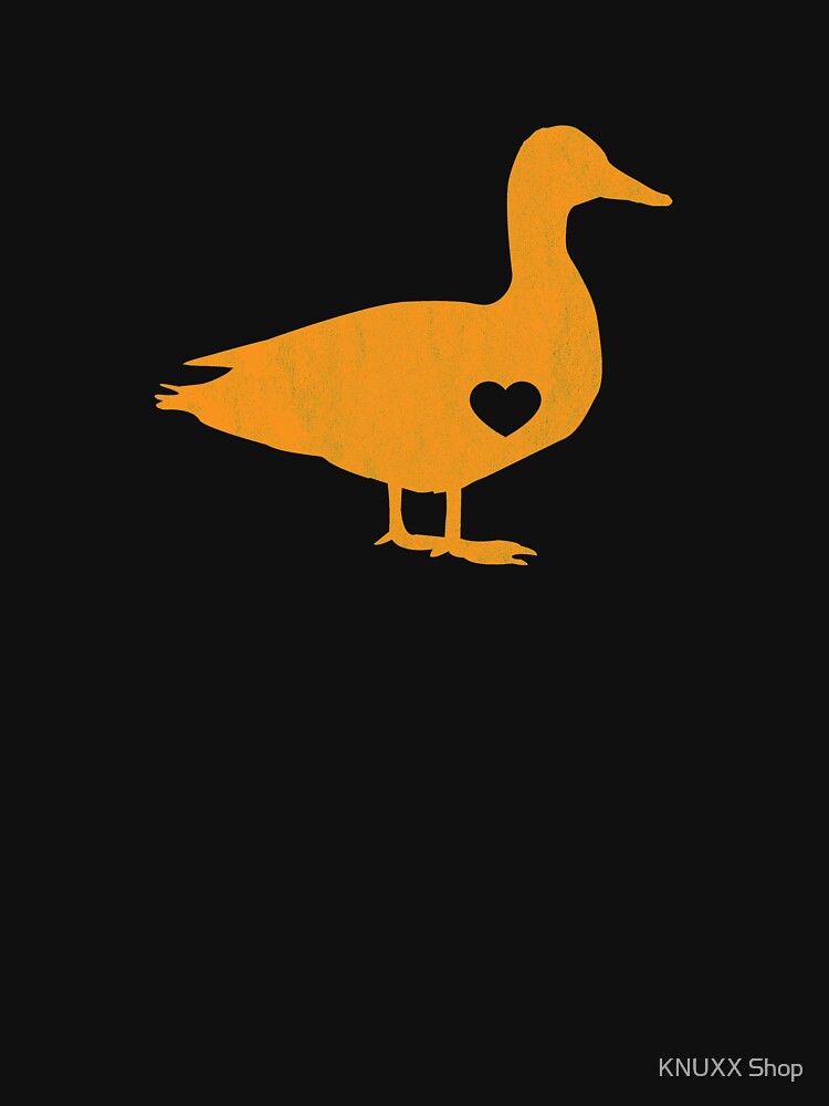 I Love My Duck Crazy Orange Ducks Fowl Farmer by KNUXX Shop