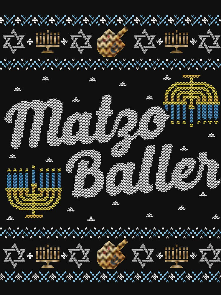 Ugly Hanukkah Sweater, Matzo Baller, Jewish shirt by taraJcreative