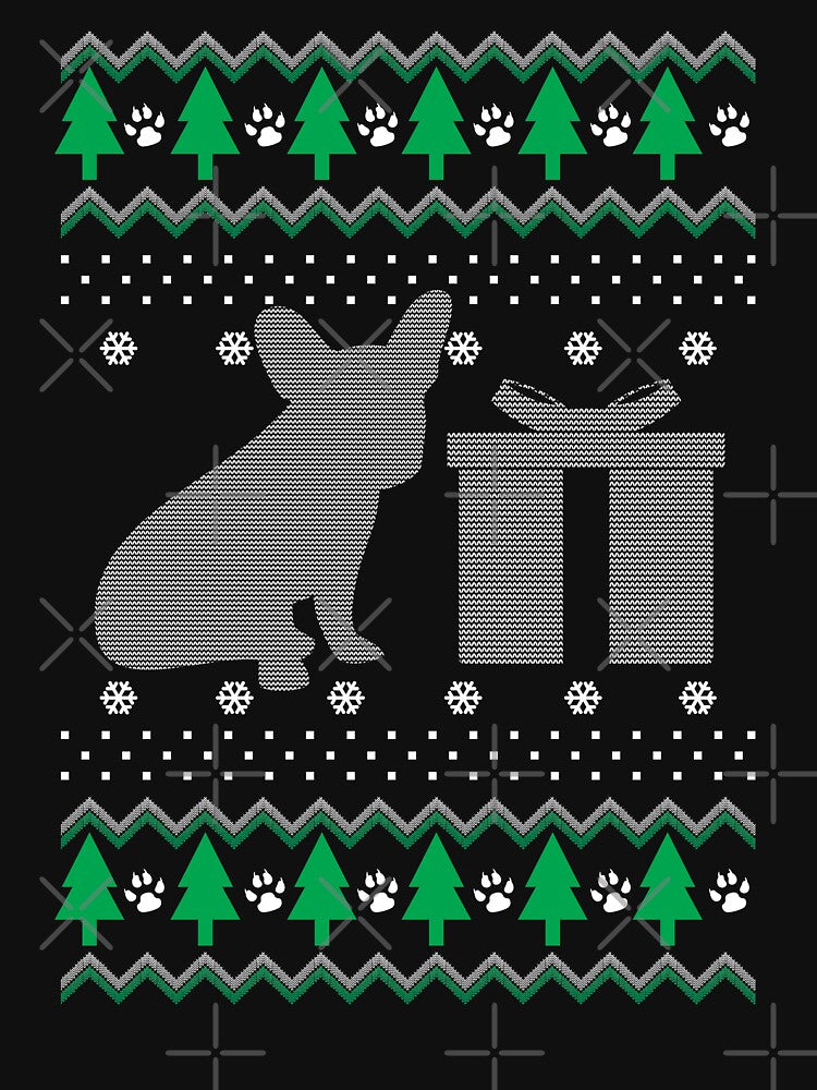 French Bulldog Ugly Christmas Sweater by playloud